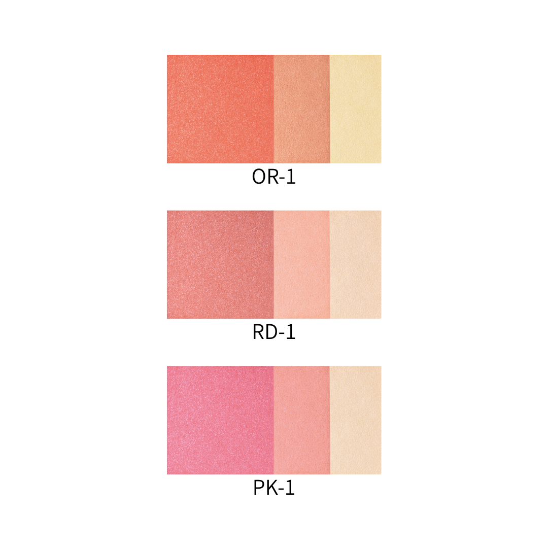 プレジュール チークカラー レフィル 3色